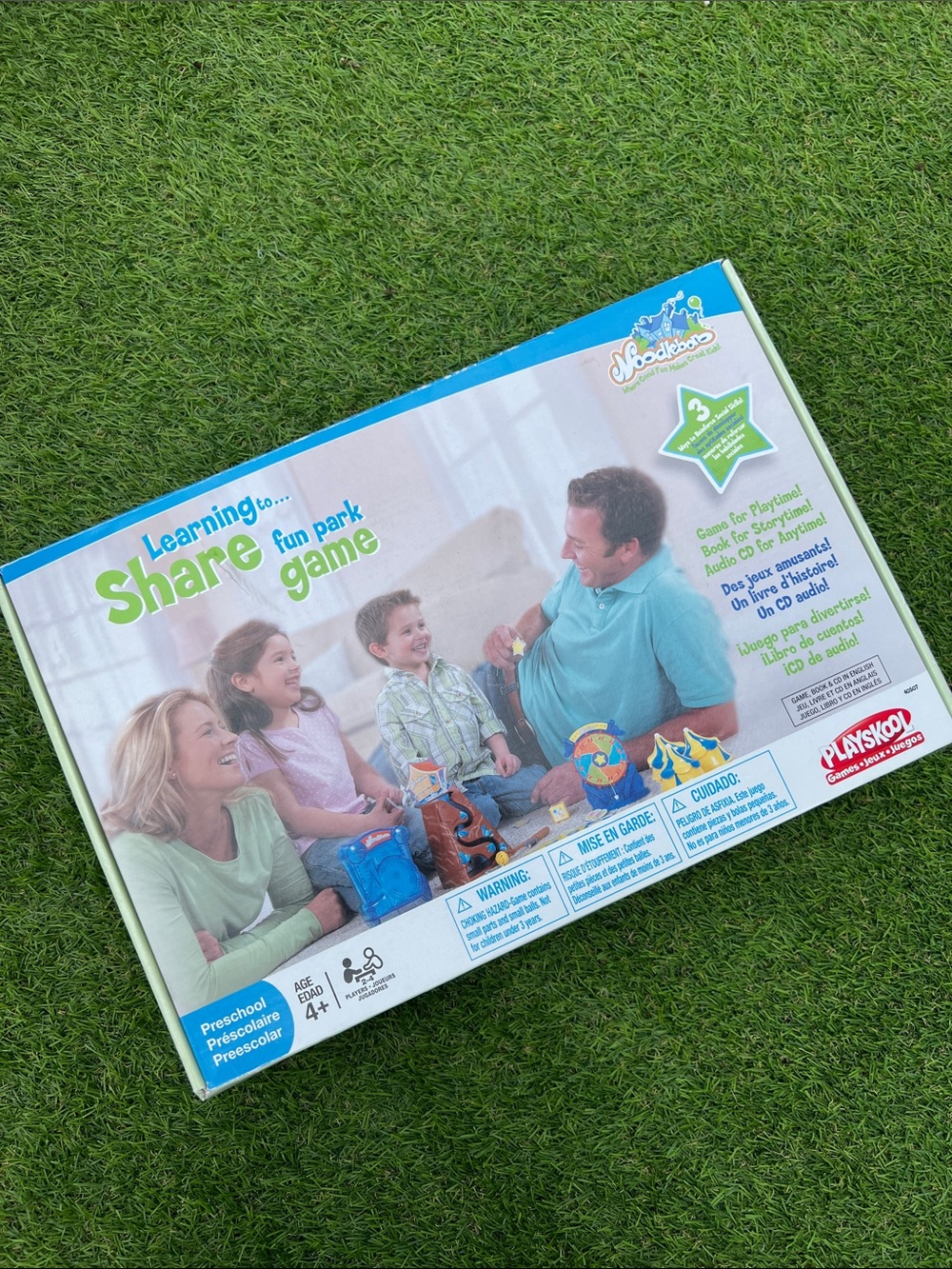 VINTAGE Playskool Noodleboro: Learning to Share Fun Park Game 2007 NEW IN BOX